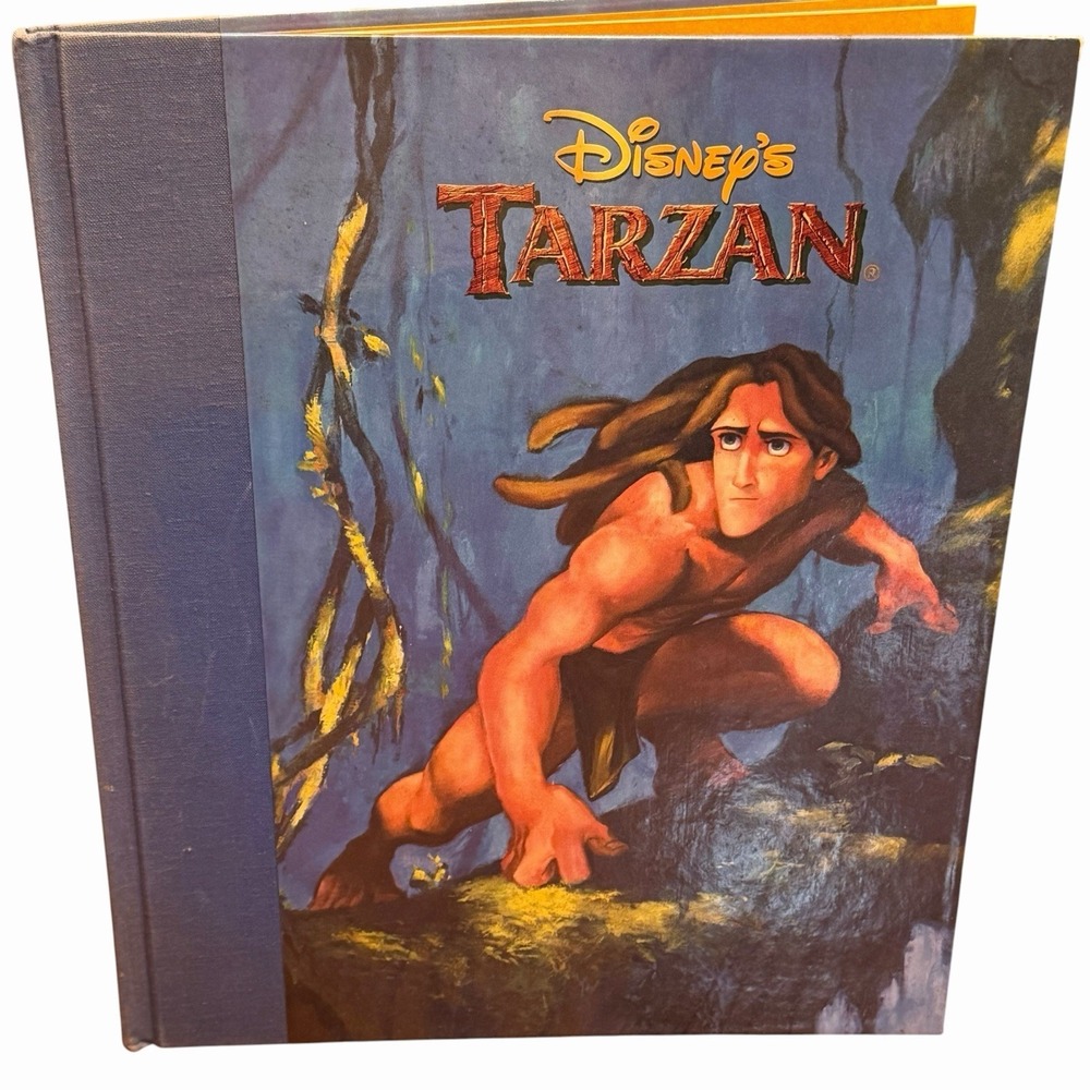 1999 Vintage First Ediion Disney's Tarzan Hardback Story Illustrated Book